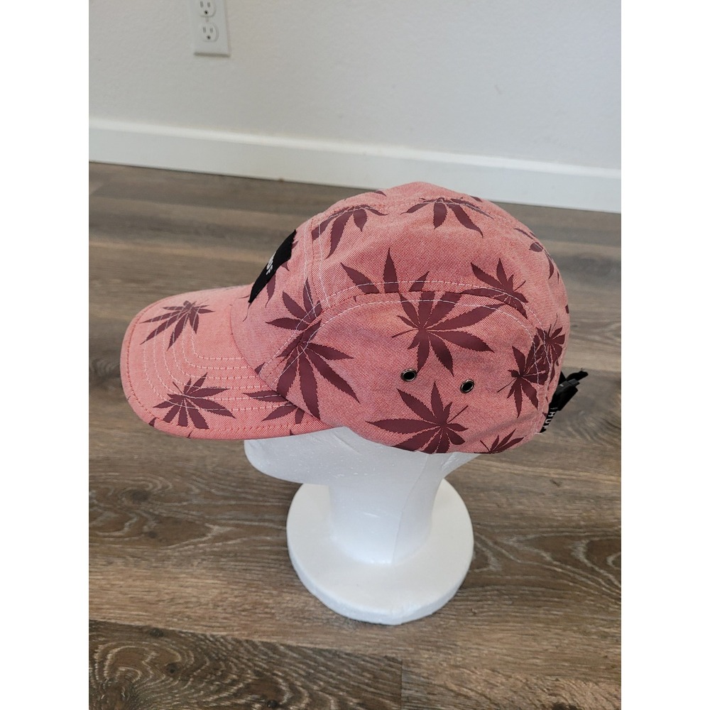 HUF 5 Panel Hat Leaf Print Camp Cap Adjustable Strapback #5 - Picture 7 of 8